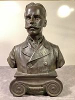Front view showing facial features, coat detail, base and overall finish