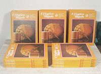 Full set of 22 Greystone Creative Hands books arranged in stacks to show quantity and uniform cover design