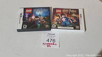 Front covers of LEGO Harry Potter Nintendo DS and 3DS game cases with cartridges included.