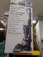 Front of retail box showing Dyson Ball Animal 2 vacuum