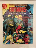 Cover front of the comic book displaying Batman and Robin in action with title and publishing details.