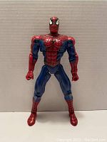 Front view of 10.5 inch Marvel Air Strike Spider-Man action figure showing costume details and articulation