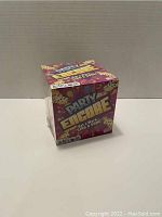 Front view of sealed Party Encore game box with colorful design and game title