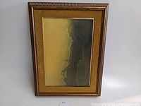 Frontal view of the framed print showing the full artwork and frame details.