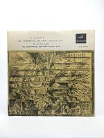 Front cover showing Richard Strauss symphonic poems with artsy stylized overlay of musical notes and abstract trees.