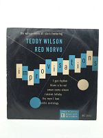 Front cover of the 10-inch vinyl LP record titled Improvisations by Teddy Wilson and Red Norvo on Mercury Records.