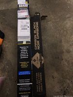 Two boxed gutter guards, carbon black aluminum, new condition