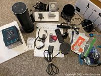 Overview of lot showing all items laid out