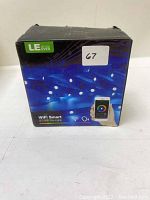 Front of the LEver WiFi Smart LED RGB Strip Lights box showing product image and brand.