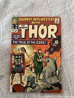 Front cover of Journey Into Mystery #116 comic book featuring Thor and other characters with vibrant colors.