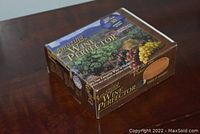 Box containing the Amazing Wine Perfector device with vineyard and grape imagery on the packaging.