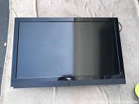 Front view of the 42-inch Vizio flat screen TV showing the screen and bezel in black finish.
