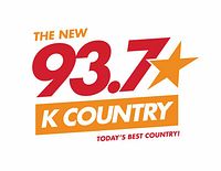 Station logo for The New 93.7 K Country