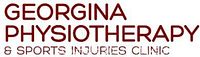 Signage photo showing clinic branding and name Georgina Physiotherapy & Sports Injuries Clinic.
