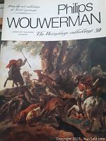 Cover page titled Philips Wouwerman with subtitle The Hermitage collections 39, showing one of the art prints.