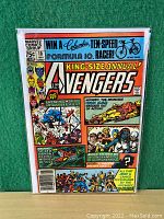 Front cover of Marvel Comics The Avengers King-Size Annual No. 10 comic book showing artwork and details.