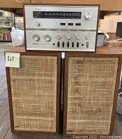 Full system: FM tuner, preamp and pair of speakers