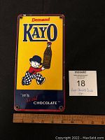 Overall front view showing full graphics, dimensions and condition