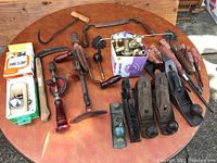 Overview of all tools on round table