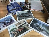 Overview of all framed prints and posters laid out