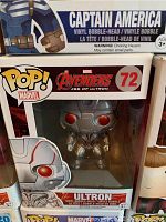 Window box showing Ultron #72 from Avengers Age of Ultron line with metallic finish