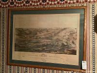 Full view of framed map print