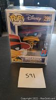 Front view of unopened Funko Pop Disney Negaduck figure in plastic protector inside original box with visible PX Previews Exclusive sticker.