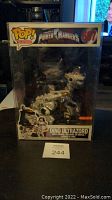 Full view of boxed Funko Pop Television Power Rangers Dino Ultrazord figure showing front of box and packaging condition.
