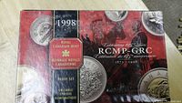 Box cover showing 1998 Royal Canadian Mint proof set for RCMP-GRC 125th anniversary