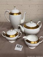 All four pieces arranged together