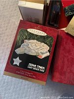 Hallmark Keepsake ornament box featuring U.S.S. Defiant from Deep Space Nine