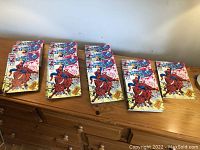 Multiple copies of The Amazing Spider-Man Chaos in Calgary Vol 1 No 4 comics arranged in rows showing quantity and condition.