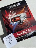 Photo of the front side of the Line 6 TonePort GX product box showing the product and brand name.