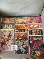Lot of 11 issue #1 comics from different publishers, showing front covers.
