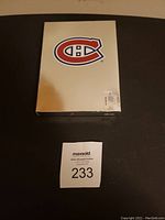 Front of DVD case with Montreal Canadiens logo in white background.
