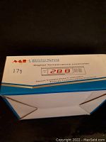 Box of new digital temperature controller by Shenzhen Meishang Electronics Co. Ltd, showing branding and temperature display on front.