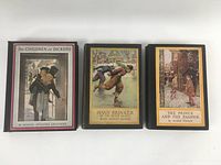Front covers of three vintage children illustrated books showing the titles and cover artwork.