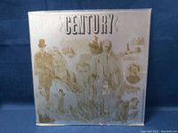 Front cover of the sealed CBC Century vinyl LP showing historical images in sepia tone.