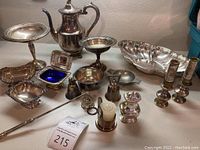 Overview of all silverplate items