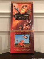 Front of the DVD package showing the title 'The Lion King 2-Disc Special Edition Platinum Edition' with characters and promotional text.