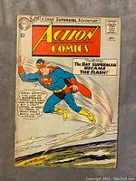 Front cover of Action Comics #314 featuring Superman and headline 'The Day Superman Became The Flash!'