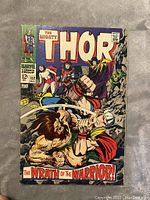 Front cover of The Mighty Thor comic book #152 showing the cover art and title.