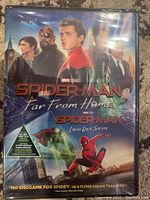 Front of Spider-Man Far From Home DVD case with artwork and title