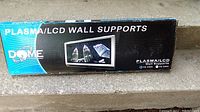 Box of Dome International Plasma/LCD TV Wall Mount showing branding and product image.