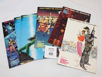 Six issues of Nick Fury vs. S.H.I.E.L.D. comic books laid out in a fan shape showing cover art and general condition.
