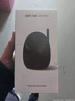 Front view of the Netvue Orb Mini home security camera box showing the product image and branding.