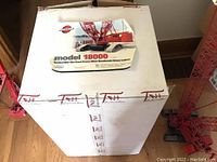 Original white box with Manitowoc label and model information