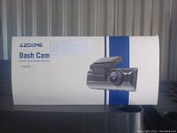 Azdome M550 dash cam box showing product image and branding.