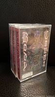 Lot of three sealed Body Count cassette tapes shown together in original shrink wrap with visible album artwork and parental advisory label.