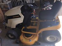 Side view showing overall condition, deck and wheels